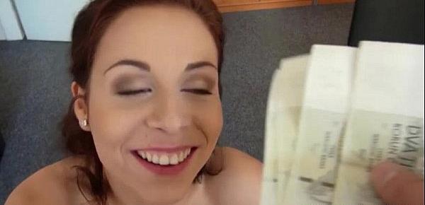  Czech babe Antonia Sainz banged by stranger for cash